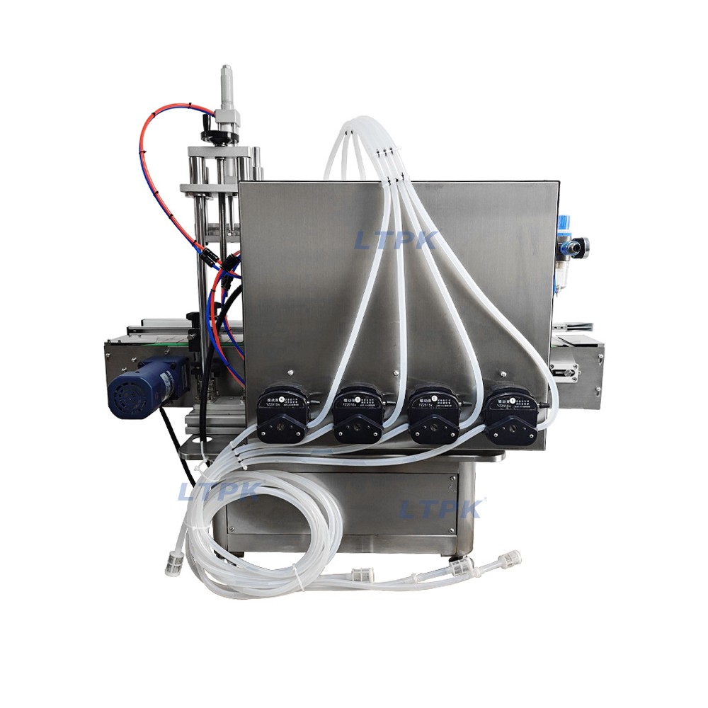 New Upgrade Stable Performance Peristaltic Pump Four Heads Filling Machine