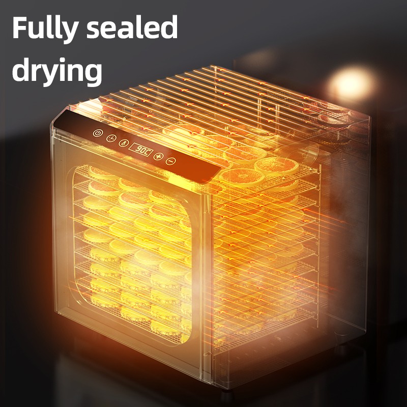 Small 10-layer Fruit and Vegetable Dehydration and Drying Machine Home-use Dehydrated Pineapple Potato Mushroom Dehydrator